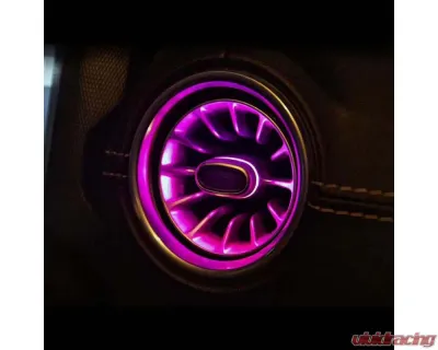 American Modified Turbo Air AC Vent With Ambient Light Jeep Wrangler JL/JT | Gladiator 2018-2024 - AMJPCB00502