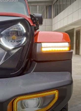 American Modified Sequential Turn Signals - Smoked Jeep Wrangler JL | Gladiator JT 2018-2024                                     - AMJPCC00601 - Image 8