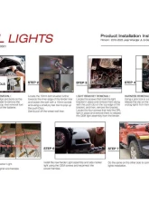 American Modified Sequential Turn Signals - Smoked Jeep Wrangler JL | Gladiator JT 2018-2024                                     - AMJPCC00601 - Image 9