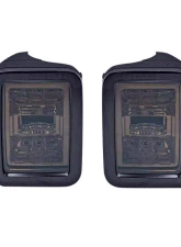 American Modified Smoked Black LED Tail Lights Jeep Gladiator JT 2019-2024                                     - AMJPEC00201 - Image 5