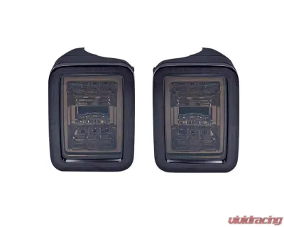 American Modified Smoked Black LED Tail Lights Jeep Gladiator JT 2019-2024 - AMJPEC00201