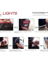 American Modified Smoked Black LED Tail Lights Jeep Gladiator JT 2019-2024                                     - AMJPEC00201 - Image 9