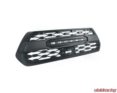 American Modified Mesh Grille With LED Off-Road Lights Matte Black Toyota Tacoma 2016-2022 - AMTYTAA00101