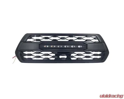 American Modified Mesh Grille With LED Off-Road Lights Matte Black Toyota Tacoma 2016-2022 - AMTYTAA00101