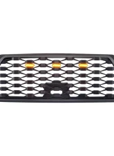 American Modified Mesh Grille With Amber Lights Matte Black Toyota Tacoma 2016-2022                                     - AMTYTAA00103 - Image 2
