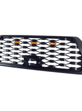 American Modified Mesh Grille With Amber Lights Matte Black Toyota Tacoma 2016-2022                                     - AMTYTAA00103 - Image 3