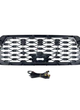American Modified Mesh Grille With Amber Lights Matte Black Toyota Tacoma 2016-2022                                     - AMTYTAA00103 - Image 5