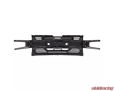 American Modified Armor Grille with Off-Road Lights - Matte Black Chevrolet Silverado 1500 2019-2021 - AMCHCA00124