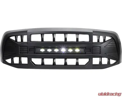 American Modified Armor Grille with LED Off-Road Lights Dodge Ram 1500 |2500 | 3500 2006-2009 - AMDEBA00148