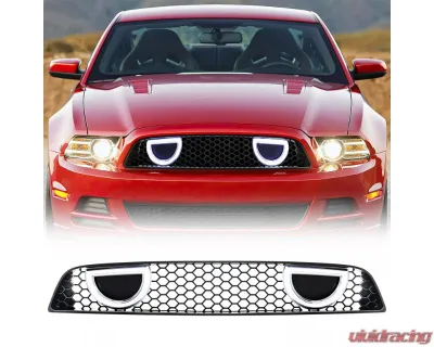 American Modified Matte Black Boss 302 Style Grille Ford Mustang GT V6 2013-2014 - AMFMCA00614