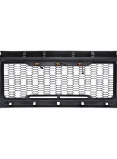 American Modified Raptor Style Mesh Grille with Amber Lights Ford F-250 | F-350 Super Duty 2011-2016                                     - AMFMFA00124 - Image 2
