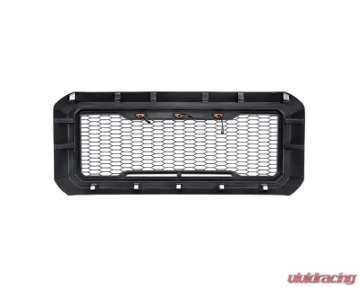 American Modified Raptor Style Mesh Grille with Amber Lights Ford F-250 | F-350 Super Duty 2011-2016 - AMFMFA00124