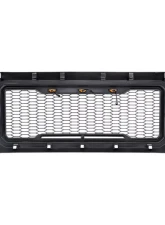 American Modified Raptor Style Mesh Grille with Amber Lights Ford F-250 | F-350 Super Duty 2011-2016 AMFMFA00125                                     - AMFMFA00125 - Image 2