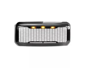American Modified Raptor Style Mesh Grille with Amber Lights Ford F-250 | F-350 Super Duty 2011-2016 AMFMFA00125