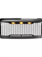 American Modified Raptor Style Mesh Grille with Amber Lights Ford F-250 | F-350 Super Duty 2011-2016 AMFMFA00125                                     - AMFMFA00125 - Image 2