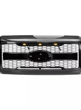 American Modified Raptor Style Mesh Grille with Amber Lights Ford F-250 | F-350 Super Duty 2011-2016 AMFMFA00127                                     - AMFMFA00127 - Image 2