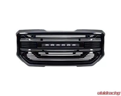 American Modified Armor Grille with Off-Road Lights GMC Sierra 1500 SLT | Base | SLE | Denali 2016-2018 - AMGMAA00102