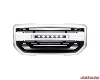 American Modified Armor Grille with Off-Road Lights GMC Sierra 1500 SLT | Base | SLE | Denali 2016-2018 - AMGMAA00103