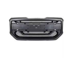 American Modified Armor Grille with Emblem Base & Outer Frame Suround GMC Sierra 1500 SLT | Base | SLE | Denali 2016-2018
