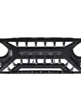 American Modified Armor Matte Black Grille with Off-Road Lights Jeep Wrangler JK 2007-2018                                     - AMJPAA00134 - Image 2
