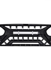 American Modified Armor Glossy Black Grille with Off-Road Lights Jeep Wrangler JK 2007-2018                                     - AMJPAA00135 - Image 2