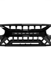 American Modified Armor Glossy Black Grille with Off-Road Lights Jeep Wrangler JK 2007-2018                                     - AMJPAA00135 - Image 2