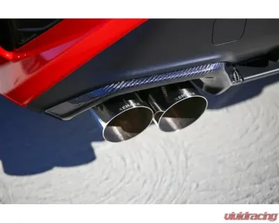 rmk Design Carbon Fiber Exhaust Finisher Gloss Finish Subaru WRX 2022+ - RMK-05-EC01S-02