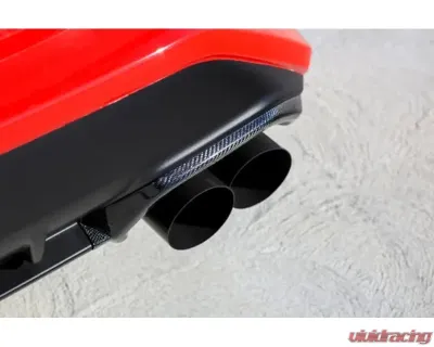 rmk Design Carbon Fiber Exhaust Finisher Gloss Finish Subaru WRX 2022+ - RMK-05-EC01S-02