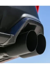 rmk Design Carbon Fiber Exhaust Finisher Gloss Finish Subaru WRX 2022+                                     - RMK-05-EC01S-02 - Image 8