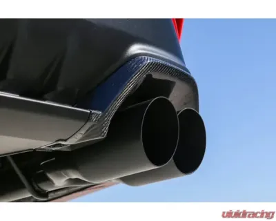 rmk Design Carbon Fiber Exhaust Finisher Gloss Finish Subaru WRX 2022+ - RMK-05-EC01S-02