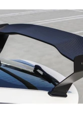 rmk Design Matte Finish Carbon Fiber GT Wing Honda Civic Type R FL5 2023+                                     - RMK-05-GW01H-02M - Image 8