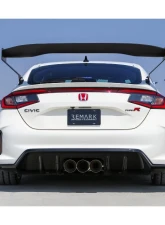 rmk Design Matte Finish Carbon Fiber GT Wing Honda Civic Type R FL5 2023+                                     - RMK-05-GW01H-02M - Image 10