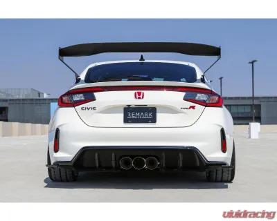 rmk Design Matte Finish Carbon Fiber GT Wing Honda Civic Type R FL5 2023+ - RMK-05-GW01H-02M