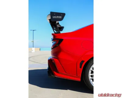rmk Design Matte Finish Carbon Fiber GT Wing Subaru WRX VB 2022+ - RMK-05-GW01S-01M