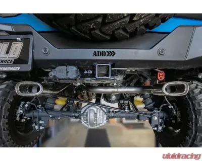 BOLD Performance Dual Axleback Exhaust Hi-Clearance Dual Polish Tips Ford Bronco Raptor V6 2022+ - RBD-A1063F-06