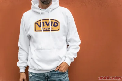 Vivid Racing Retro Race Camel Style White Hoodie - VR-CML-HOODIE-WHT