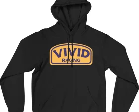 Vivid Racing Retro Race Camel Style Black Hoodie