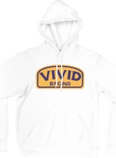 Vivid Racing Retro Race Camel Style White Hoodie                                     - VR-CML-HOODIE-WHT - Image 3