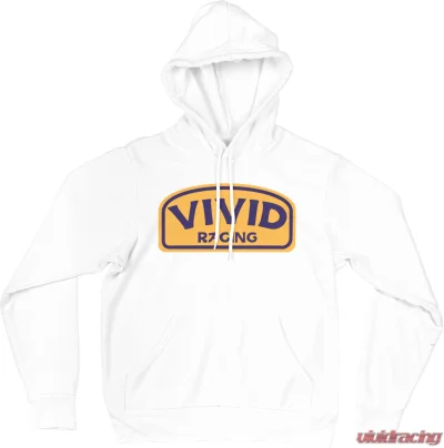 Vivid Racing Retro Race Camel Style White Hoodie - VR-CML-HOODIE-WHT