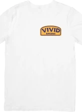 Vivid Racing Retro Race Camel Style White T-Shirt                                     - VR-CML-SHRT-WHT - Image 2