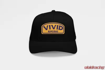 Vivid Racing Retro Race Camel Style Black Trucker Hat - VR-CML-TRHAT-BLK