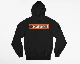 Vivid Racing Retro Race Jager Style Black Hoodie