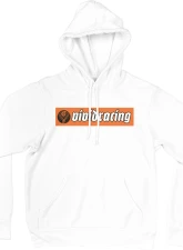 Vivid Racing Retro Race Jager Style White Hoodie                                     - VR-JAG-HOODIE-WHT - Image 2