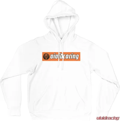 Vivid Racing Retro Race Jager Style White Hoodie - VR-JAG-HOODIE-WHT