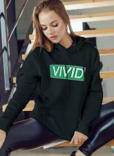 Vivid Racing Retro Race KOOL Style Black Hoodie                                     - VR-KL-HOODIE-BLK - Image 2