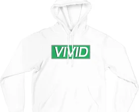 Vivid Racing Retro Race KOOL Style White Hoodie