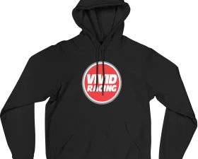 Vivid Racing Retro Race Lucky Style Black Hoodie