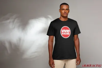 Vivid Racing Retro Race Lucky Style Black T-Shirt - VR-LS-SHRT-BLK