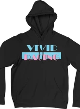 Vivid Racing Miami Vice Style Black Hoodie                                     - VR-MV-HOODIE-BLK - Image 3