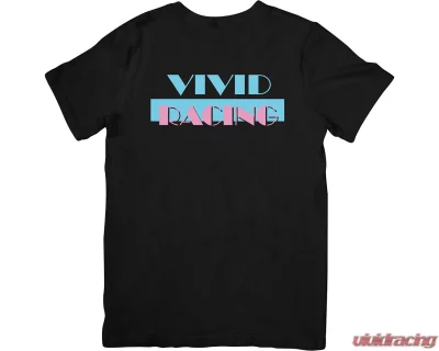 Vivid Racing Miami Vice Style Black T-Shirt - VR-MV-SHRT-BLK